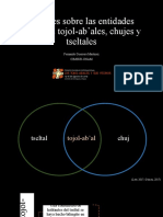 Apuntes Sobre Las Entidades Anímicas Tojolabales, Chujes y Tseltales