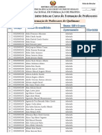 Admitidos 12+3 (IFP Quelimane)