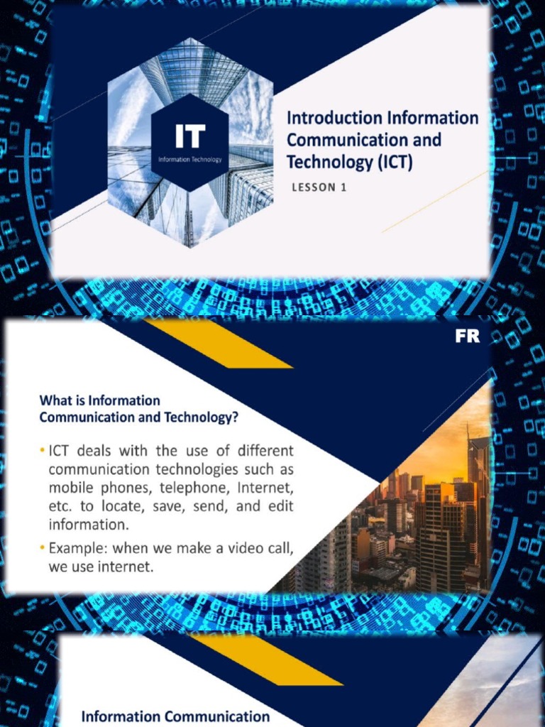 Introduction To ICT | PDF
