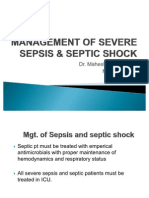 Treatment of Severe Sepsis and Septic Shock
