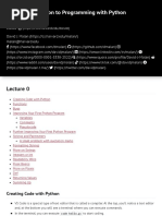 Lecture 0 - CS50's Introduction To Programming With Python