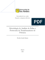 Metodología de modelación y análisis de fallas en transformadores de potencia usando protección diferencial