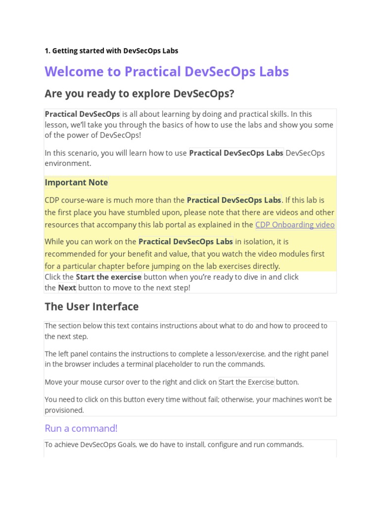 DevSecOps Practical Labs | PDF | Sudo | Superuser
