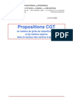 Propositions CGT en matière de métiers repères du 29 mai 2008