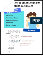 Combinaciones de Operaciones Con Números Racionales