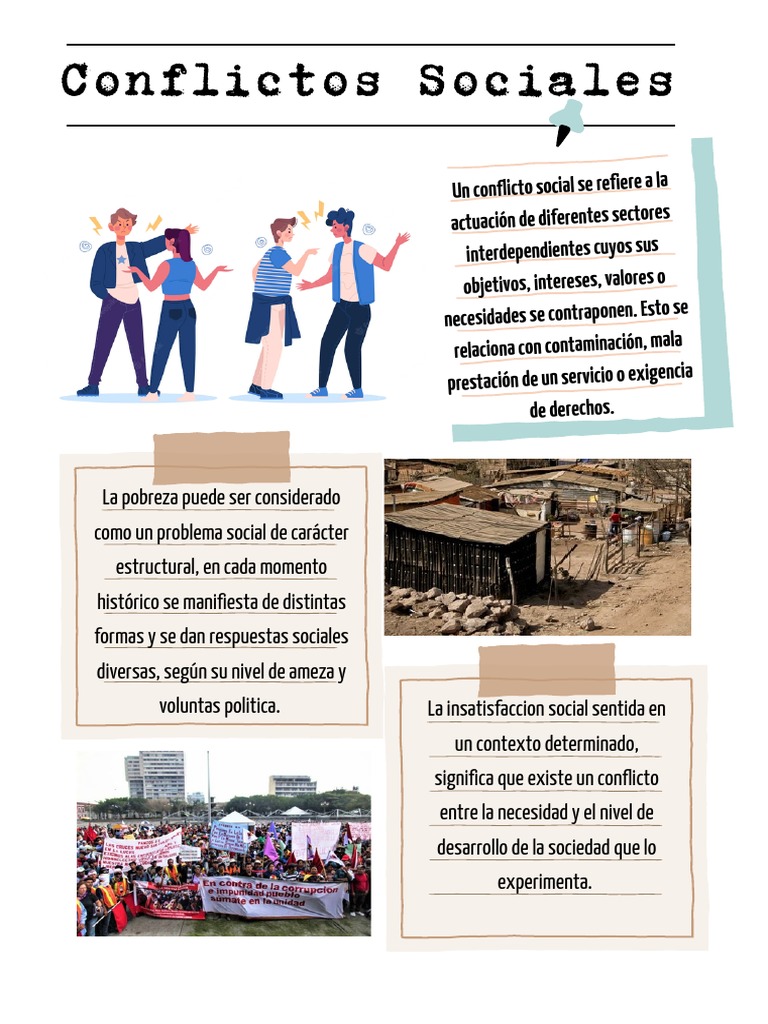 Tipos y ejemplos de conflictos sociales | PDF
