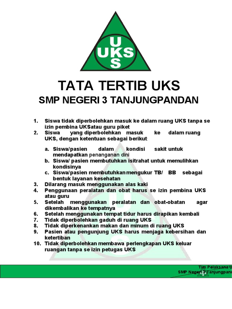 Tata Tertib | PDF | Kesehatan Holistik
