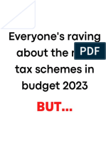 Tax Regimes Budget 2023