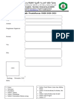 Formulir Pendaftaraan OSIS 2020-2021