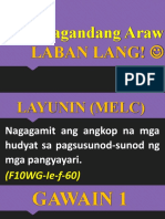 Filipino 10 Q1 Week 8, Mga Hudyat Sa Pagsusunod-Sunod NG Mga Pangyayari