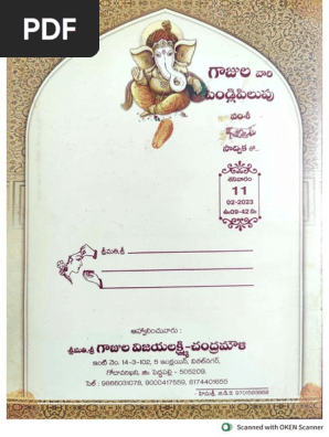 WEDDING INVITATION CARD