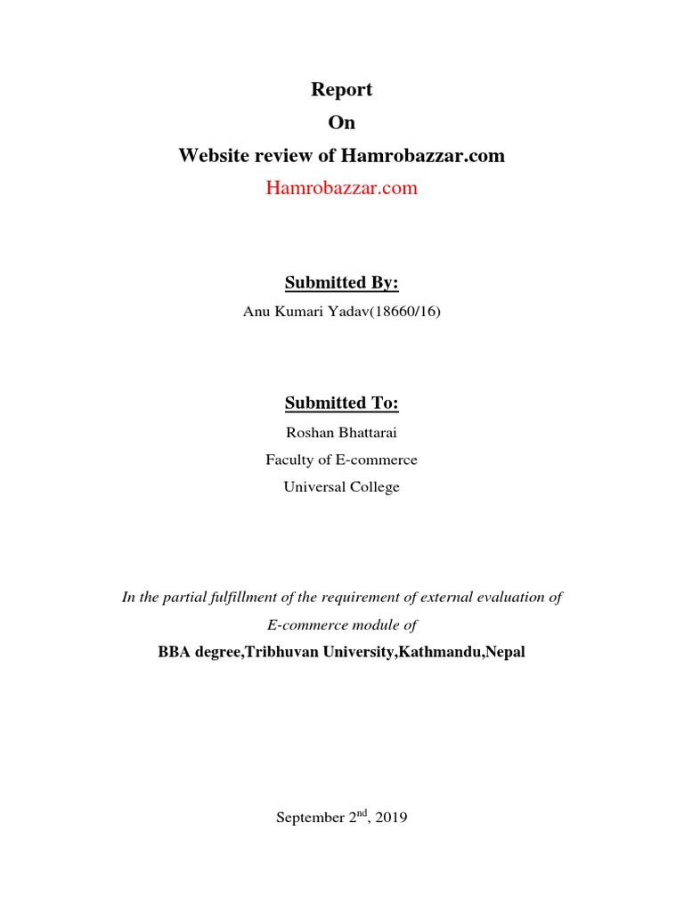 Hamrobazar PDF