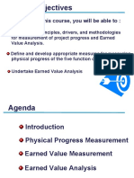 Measure project progress using Earned Value Analysis