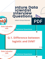 Accenture Data Scientist Interview Questions