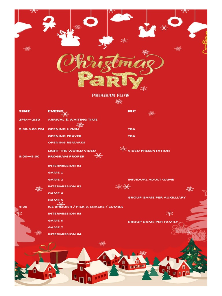 Event Program Schedule and Activities | PDF