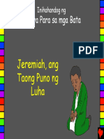 28 Jeremiah Man of Tears Tagalog