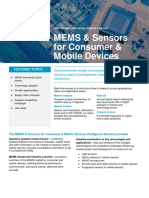 Mems Sensors For Consumer Mobile Intelligence Service