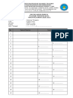 Daftar Hadir Peserta