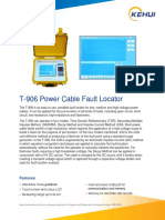 T-906 Power Cable Fault Locator: Features