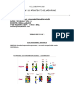 Inglés-Trabajo Practico #1 Pronombres Personales