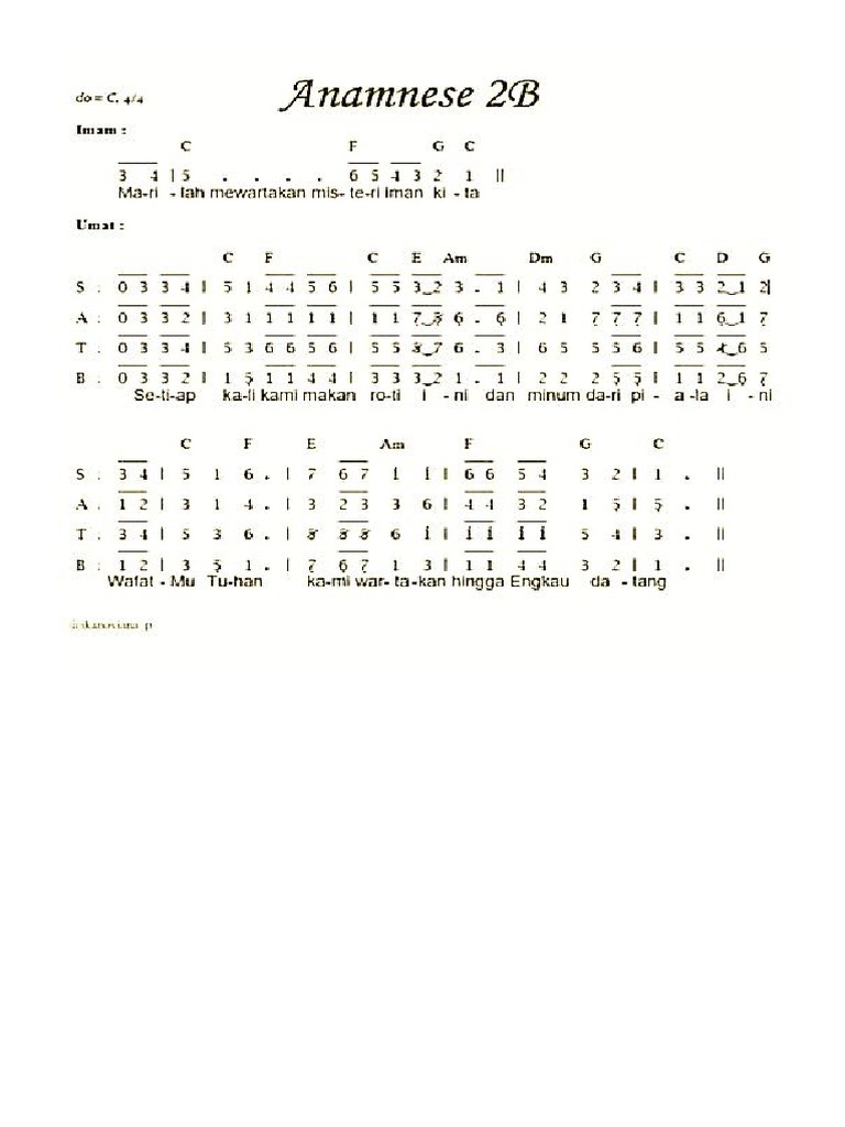 Anamnesis 2B 3A 3B | PDF