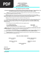 BAC RESOLUTION 01-2018 - award-ROMLAN'S FURNITURE STICK AND LUMBER TRADING