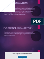 Line Organisation and Functional Organisation