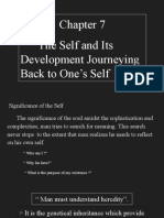 Chapter 7 The Self and Its Development Jouneying Back To One's Self