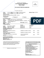 PEREZ - Admission Form