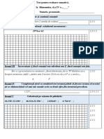 Test Pentru Evaluare Sumativa Mat .CL 4