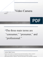 Types of Video Camera