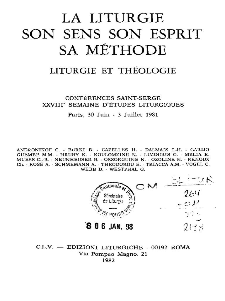 Prière pour la paix et la liturgie | PDF | Dieu | Théologie