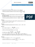 Applications Des Nombres Complexes A La Trigonometrie - Exos