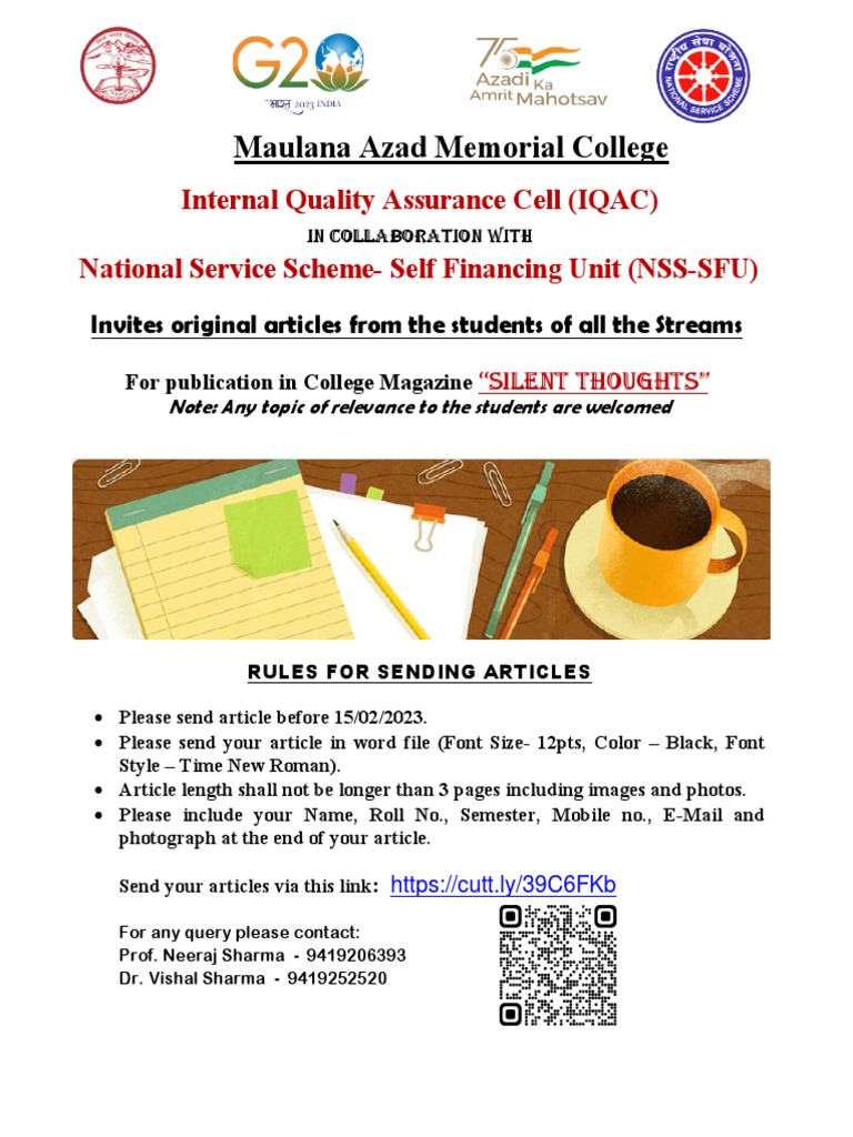 Articles For College Magazine PDF