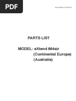 864air Part List (Second Edition 27 May 2019)