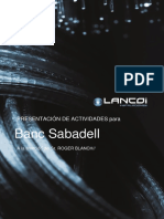 Presentación Empresa Lancoi para Banc Sabadell