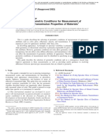 Standard Guide For Selection of Geometric Conditions For Measurement of Reflection and Transmission Properties of Materials