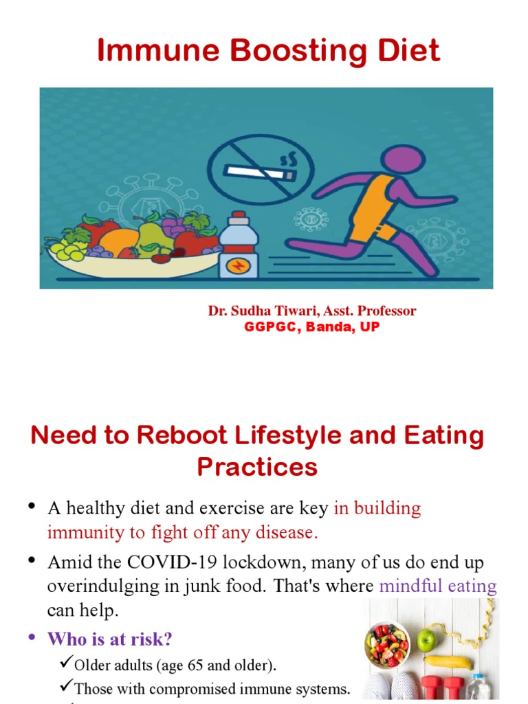 Immune Boosting Diet Pdf Antioxidant Healthy Diet