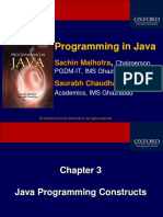 Chapter3 (Operators and Java Programming Construcrs)