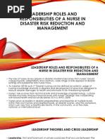 NCM 121 Disaster Nursing Prelim Exam | PDF | Natural Disasters | Hazards