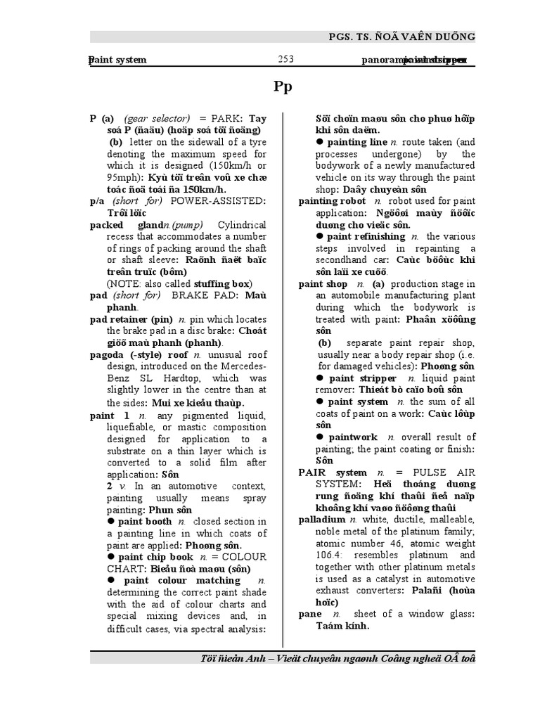 Dictionary (P) PDF Piston Gasoline
