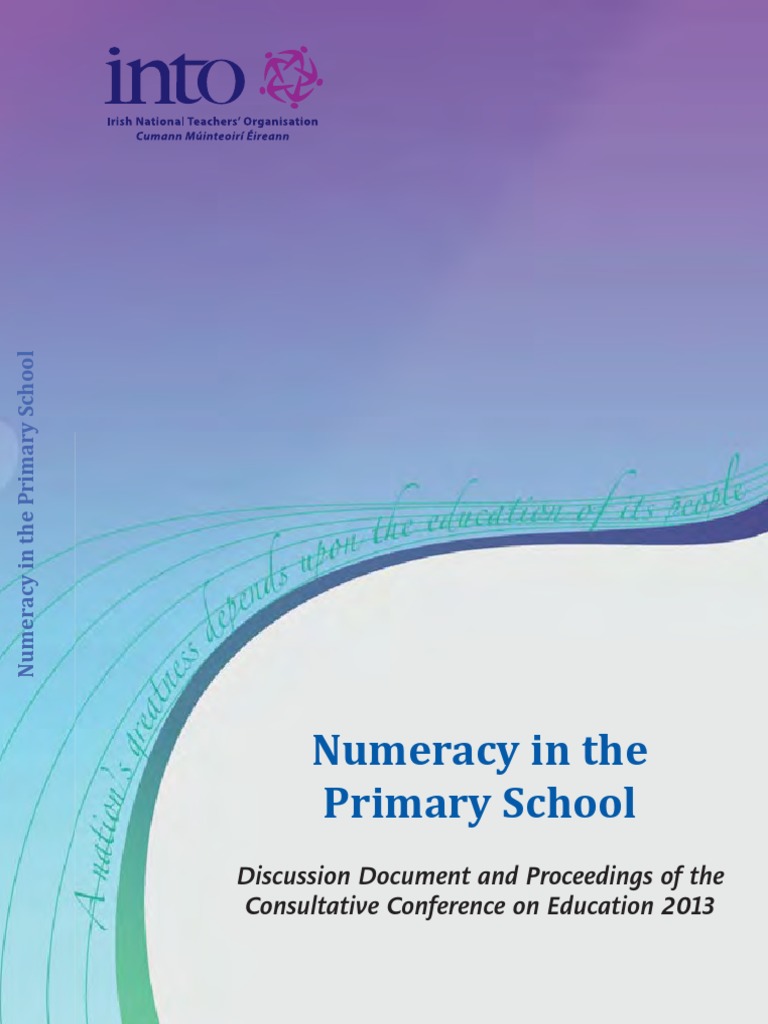 Numeracy In The Primary School Pdf Standardized Tests Mathematics