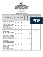 Second Periodical Test in Mathematics 5