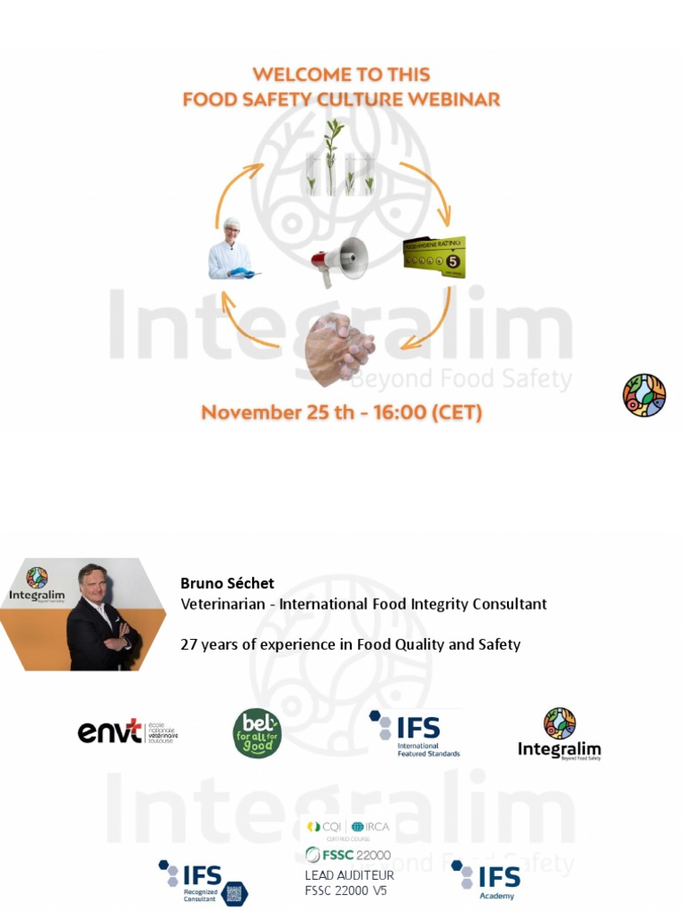 Food Safety Culture Pdf Food Safety Safety