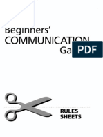 Beginners' Games: Communication