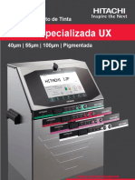 Impressoras Jato de Tinta Hitachi Série UX: Confiabilidade, Eficiência e Facilidade de Uso