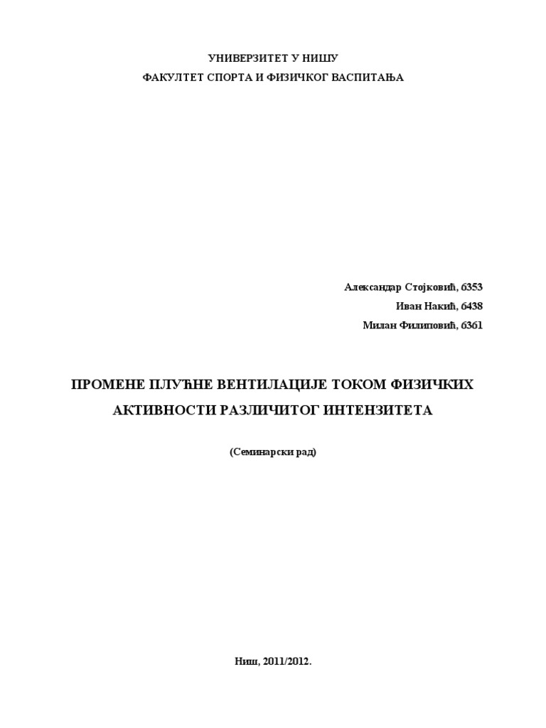 Ventilacija | PDF