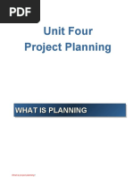 Project - PPT 4 Planning