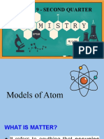 Science Quarter 2 Chemistry Atomic Models