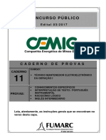 fumarc-2018-cemig-mg-tecnico-mantenedor-eletroeletronico-da-geracao-i-prova